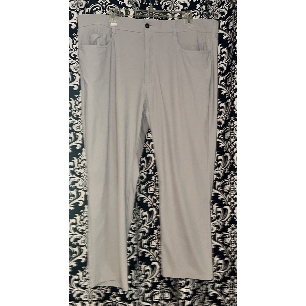 Callaway Golf Pants Men 40X30 Gray Straight Leg Pockets Sports Outdoor Stretch‎